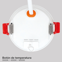 Aro redondo empotrable compacto LED Lumati CCT. Mod. 200400012