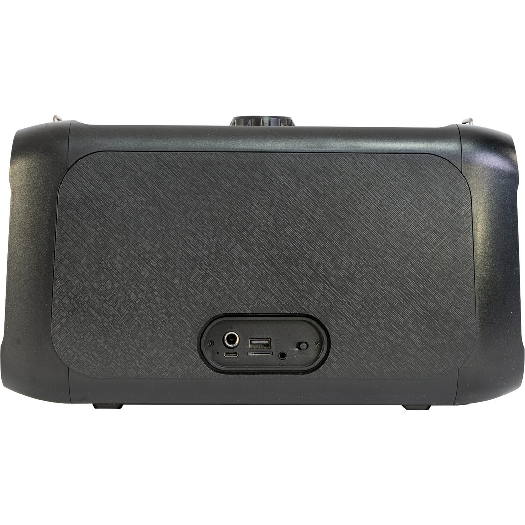 Altavoz portátil bluetooth USB & micro SD 4″/10cm 100W. Mod. PARTY-STREET1
