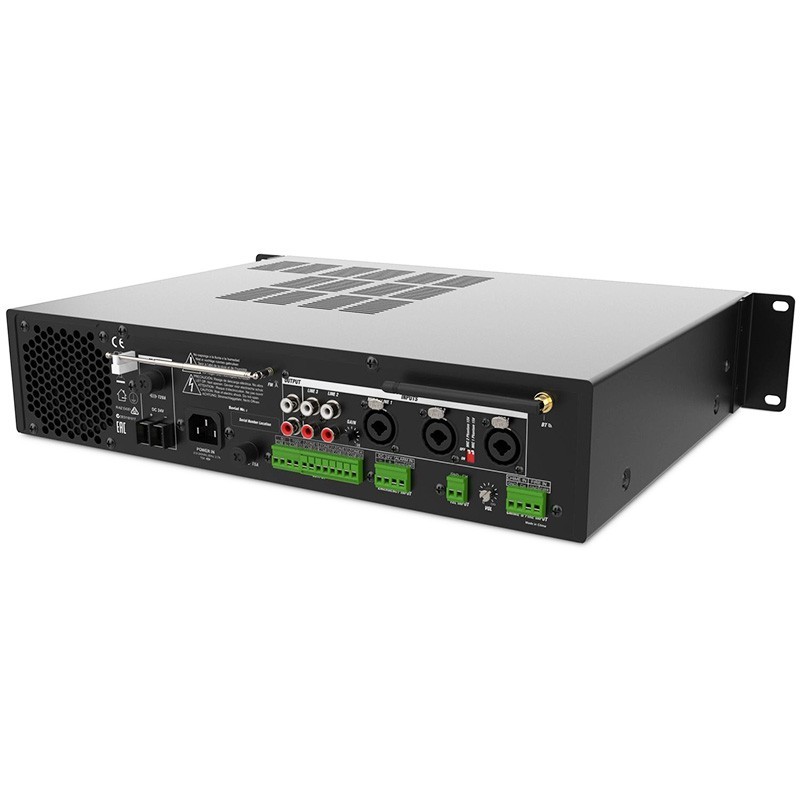 Amplificador 4 zonas línea 100V 240W Audibax. Mod. ZONE 240BT