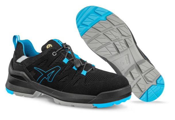 Zapatilla de trabajo negro azul Albatros. Mod. 648040