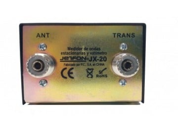 Medidor de ondas estacionarias watímetro Jetfon. Mod. JX-20