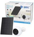 Cámara vigilancia solar inteligente Neale vía wifi 1080P-2MP. Mod. 405025003