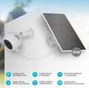 Cámara vigilancia solar inteligente Neale vía wifi 1080P-2MP. Mod. 405025003