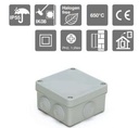 Caja estanca 112x112x64mm conos IP65 ABS Famatel. Mod. 3011
