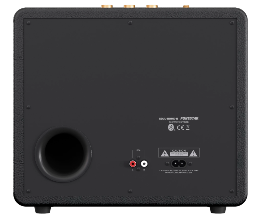 Altavoz vintage bluetooth 60W TWS Fonestar. Mod. SOUL-HOME-N.
