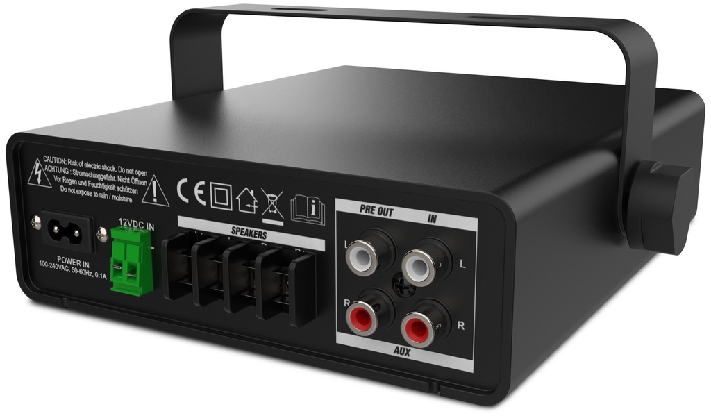 Amplificador Bluetooth USB FM 30W Audibax. Mod. MEMPHIS 30 USB