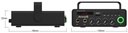 Amplificador Bluetooth USB FM 30W Audibax. Mod. MEMPHIS 30 USB