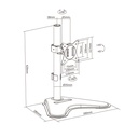 Soporte sobremesa para monitor TV hasta 32" TM. Mod. TMSLC600