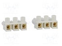 Pareja conectores macho hembra 3 pines 10A. Mod. 7600-0002-03