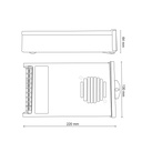 Fuente alimentación industrial 12VDC 1000W. Mod. LM2542
