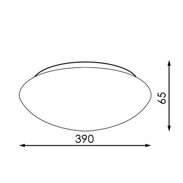 Plafón LED superficie circular Ice 36W 6500K. Mod. LM8207