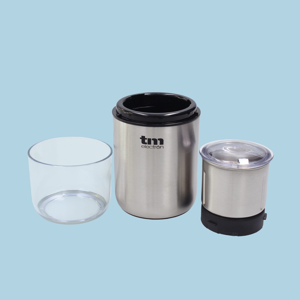 Molinillo de café 50gr 200W INOX TM Electron. Mod. TMPCG002