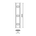 Tira Led 24V Dc Smd2835 Ziadna Ip20 12W/m - 20 Metros 6000K. Mod. LM2421