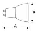Bombilla LED MR16 12 VDC 7 W. Mod. 81.230/12V/DIA