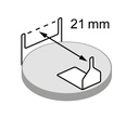 Pila botón litio 3V 550mah soldar CI. Mod. CR2450H
