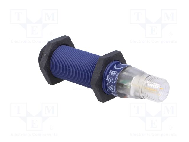 Sensor fotoeléctrico 0.6m NPN M12 reflectivo Telemecanique. Mod. XUB5ANANM12