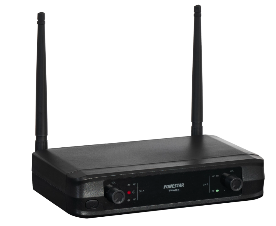 Doble micrófono inalámbrico de mano UHF. Mod. SONAIR-M