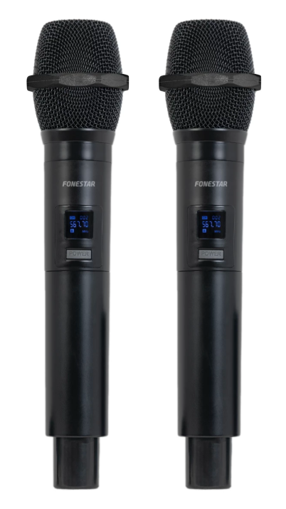 Doble micrófono inalámbrico de mano UHF. Mod. SONAIR-M