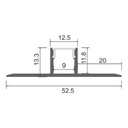 Perfil de Aluminio Orer - 2 Metros azulejos. Mod. LM3861