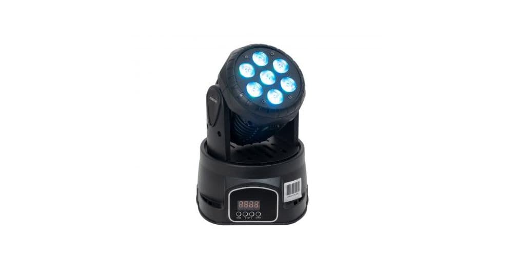 Cabeza robótica LED RGBW 7x10W Fonestar. Mod. MOV-72L