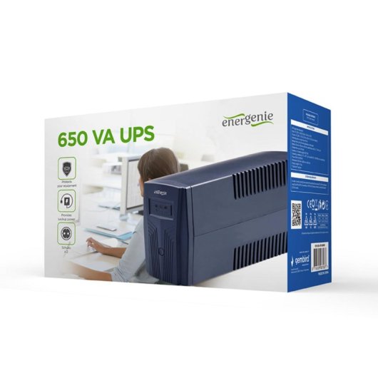 SAI interactivo 650VA Gembird. Mod. EG-UPS-B650