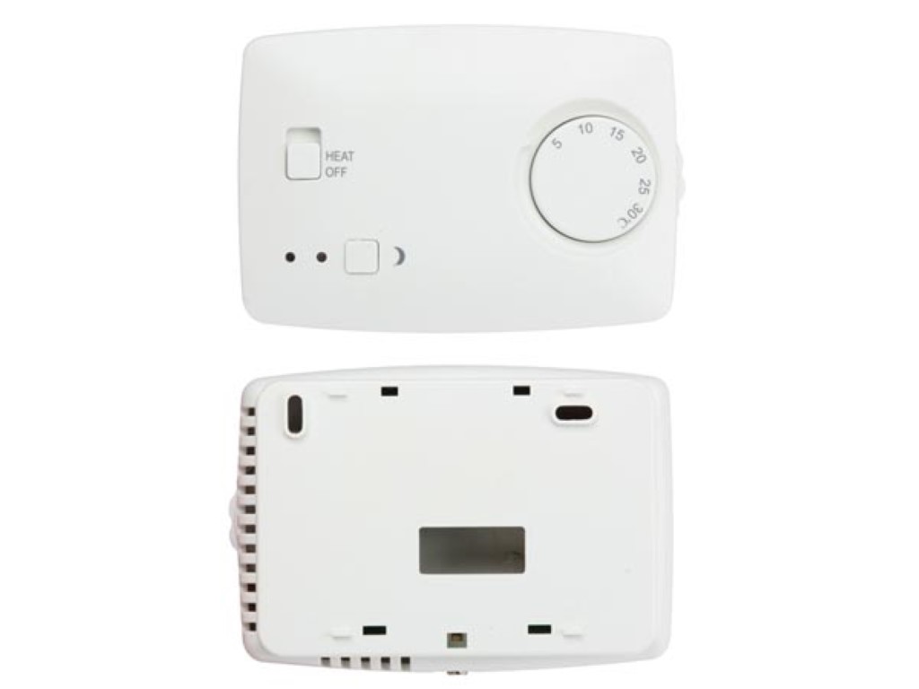 Termostato de habitación, no programable, blanco. Mod. CTH407