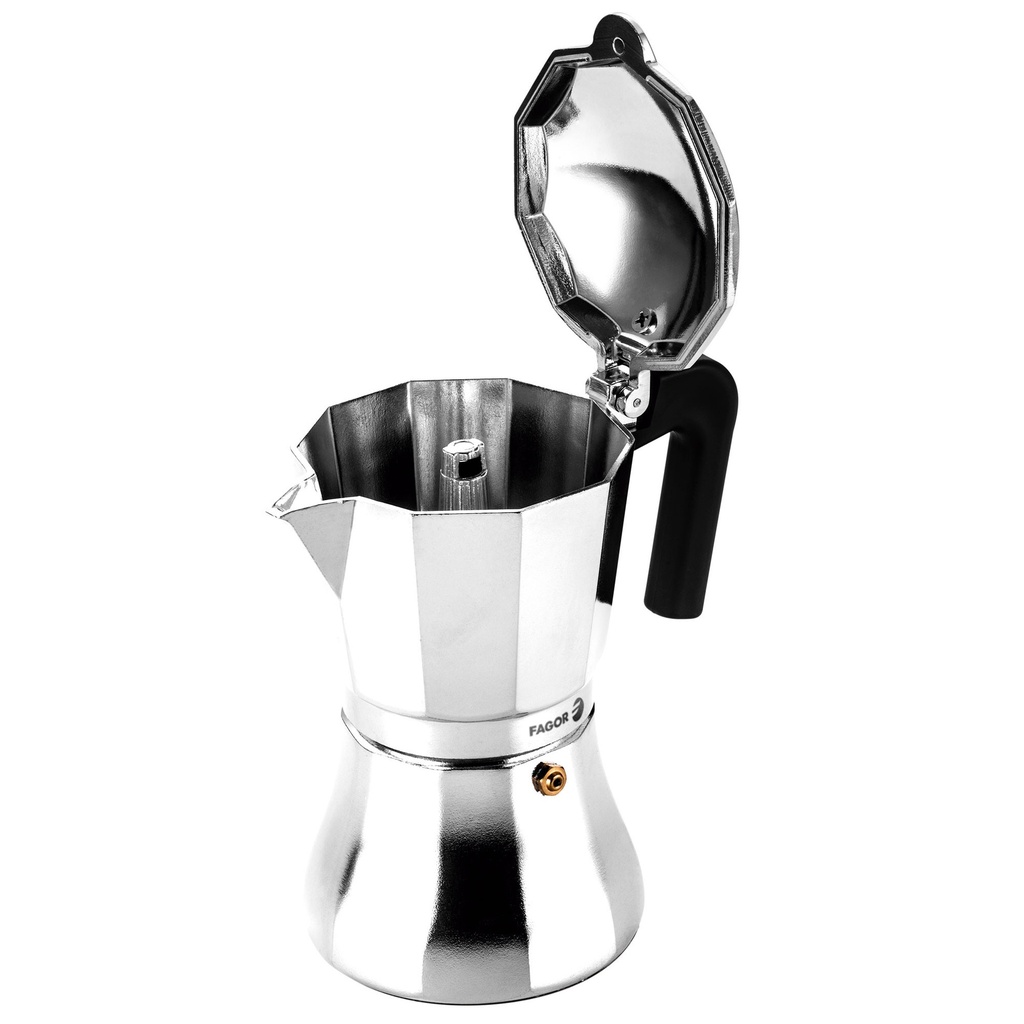 Cafetera Italiana 12 tazas inducción Fagor. Mod. 81CFFGACU12