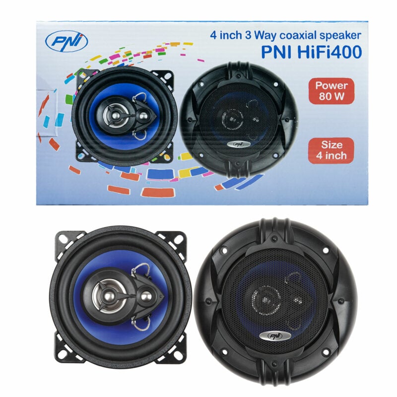 Pareja de altavoces Coaxial 4" , 10cm PNI. Mod. HIFI400
