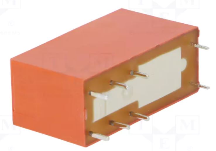 Relé electromagnético 48VAC DPDT 8A/250VAC RT2. Mod. 7-1393243-7