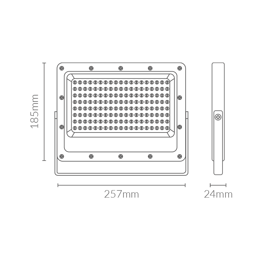 Foco proyector LED SMD Kado 100W 3000K 11600lm Ip65. Mod. 5510030WW