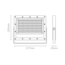 Foco proyector LED SMD Kado 100W 3000K 11600lm Ip65. Mod. 5510030WW