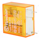 Relé standard 24Vca 1Cto. 10A Finder. Mod. 40.31.8.024.0000