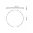 PLAFON SUPERFICIE LED SENSOR 16W 1100LM 6400K EDM. MOD. 32509