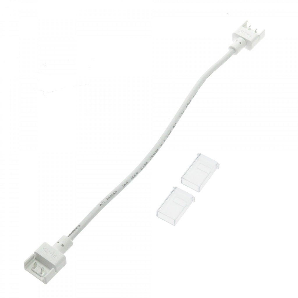Conector Intermedio Con Cable Para Tira Led Ip68 10Mm Out 8Mm In 2Pin. Mod. LM2924