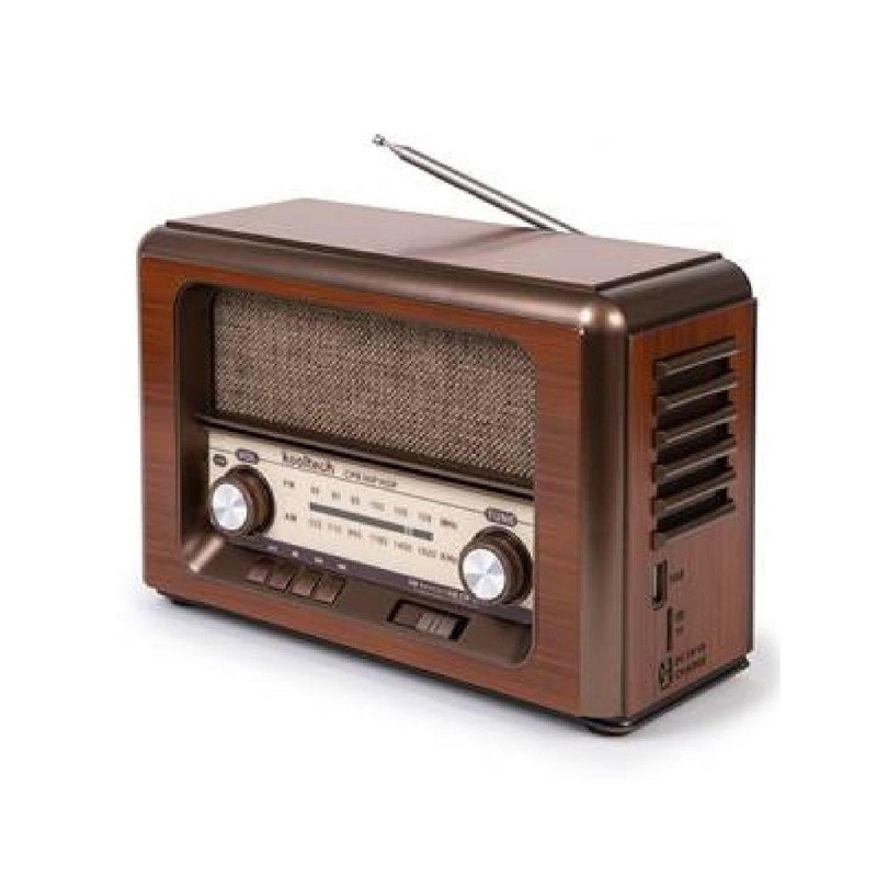 Radio Vintage con Altavoz Bluetooth Kooltech. Mod. CPRHIPHOP