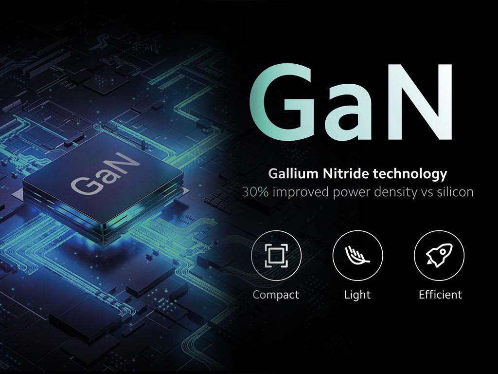 Cargador rápido universal GaN con cable USB-C, 1,8 m 100W. Mod. PSS6EUSB52