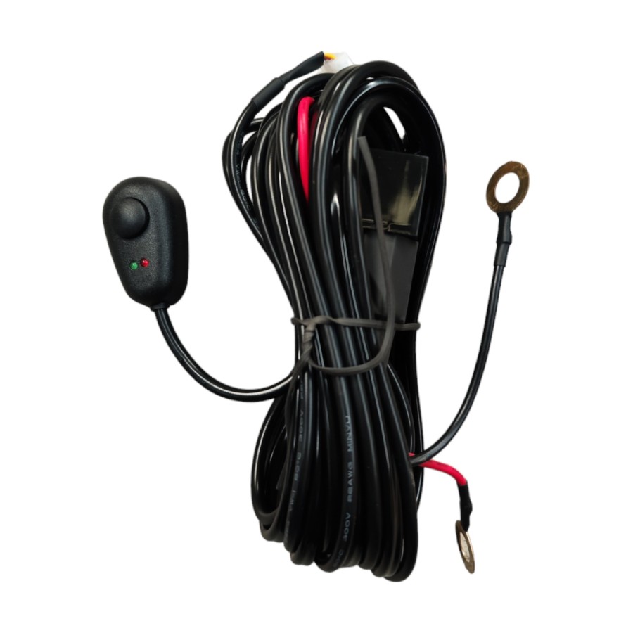 Kit de cableado para foco 12V con rele e interruptor. Mod. WI1C