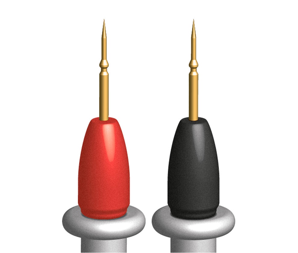 Puntas de prueba profesionales de puntas super finas. Mod. TESWIR007