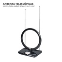 Antena de TV interior amplificada 45dB TME. Mod. TMANT014