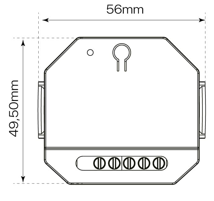 Controlador regulador para tiras 230V ELISE Lotus. Mod. CONTROLADOR.8
