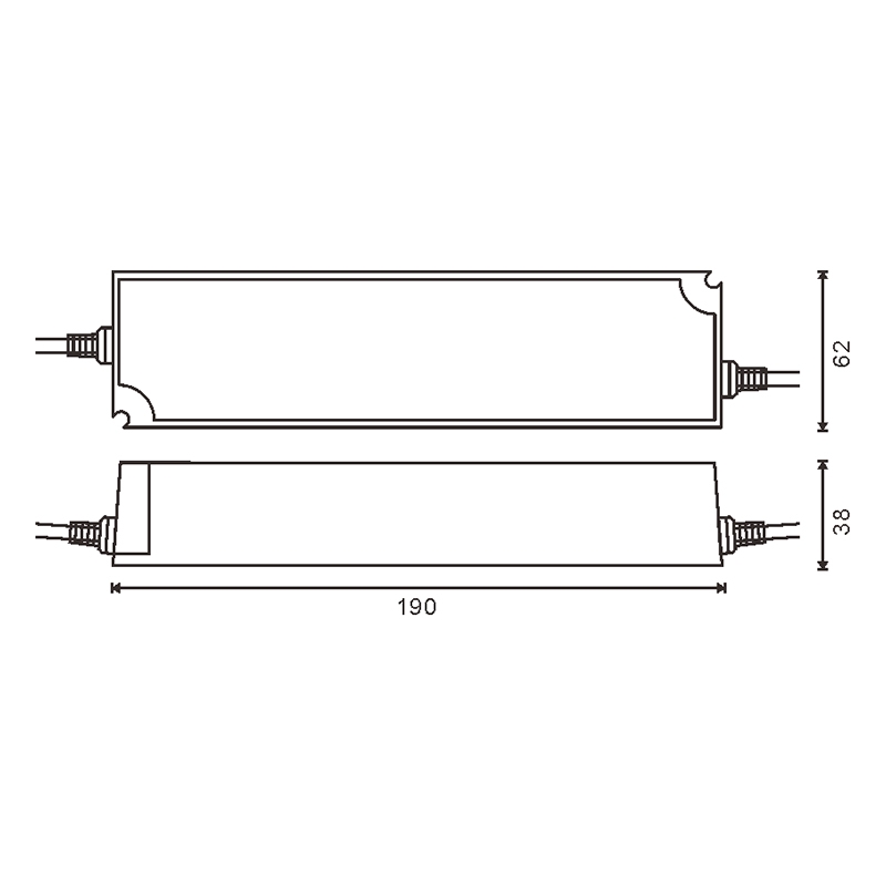 Fuente de Alimentación Para Tiras Led 150W 24Vdc Ip66. Mod. LM2534