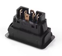 Interruptor pulsador (ON)-OFF-(ON) coche 12V/24V 30A 6 pin. Mod. BX103052