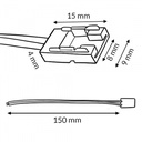 Conector Con Cable Para Tira Led 8Mm 12V/24V 2 Pin. Mod. LM2933