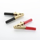 Juego de 2 pinzas para batería de bronce 600 A 155X100 Mm Alyco. Mod. 199365