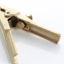 Juego de 2 pinzas para batería de bronce 600 A 155X100 Mm Alyco. Mod. 199365