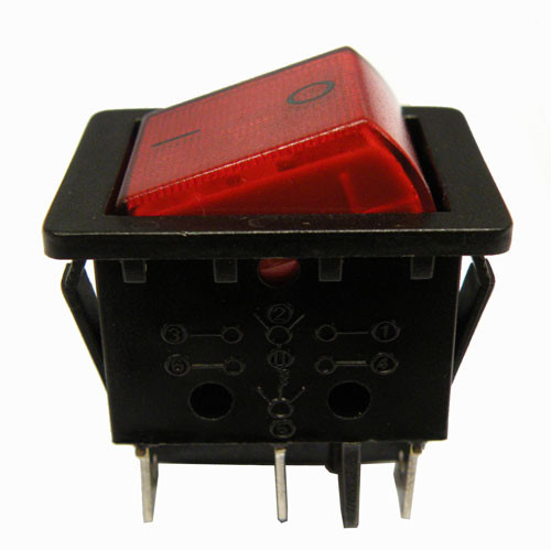 Conmutador c/ luz 6P. (DPDT) ON-ON, 250V. 10A, rojo. Mod. BR7000013-8032.jpg
