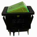 INTERRUPTOR LUMINOSO 6P. (DPDT) ON- ON, 250V. 10A, COLOR VERDE. Mod. 3818V-8034.jpg