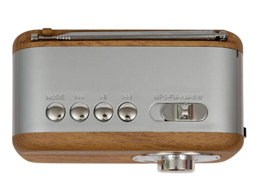 Radio AM/FM/SW con altavoz bluetooth inalámbrico vintage Sanyo. Mod. KS136M