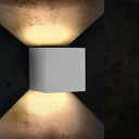 Aplique de Pared Led White Cube 12W Ip54 CCT. Mod. LM6183