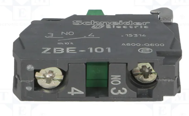 Bloque de contacto NO 22mm Harmony XB4 Schneider. Mod. ZBE101